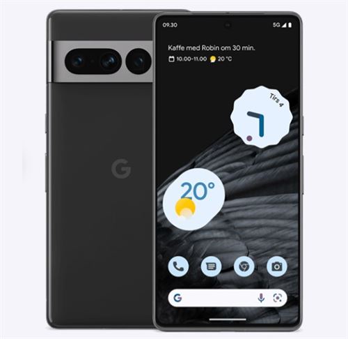 Google Pixel 7 Pro 5G (128GB/Obsidian Black) uden abonnement